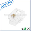 Jack rj45 modular / plug in jacks / 6p4c rj45 jack